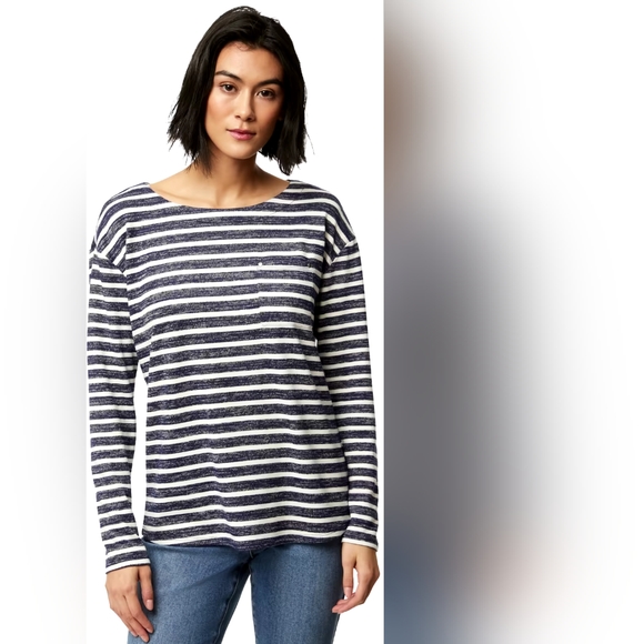 Laura - Stripe Print Tee - Picture 1 of 3
